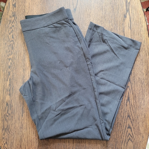 Kim Rogers Pants - Kim Roger's Dark Gray High Rise Dress Trouser Slacks Size women's 10